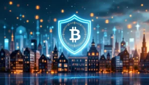 EU規制下での仮想通貨取引所の事業展開を表現したイメージ