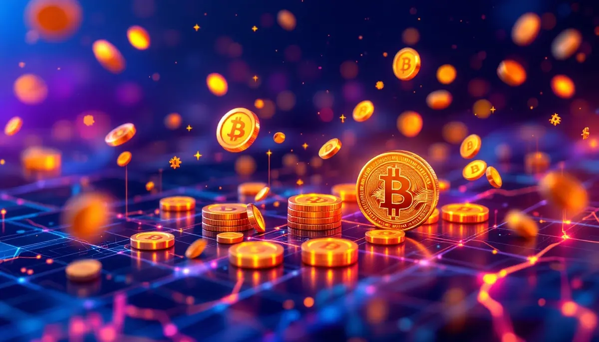 未来的な仮想通貨取引ダッシュボードとブロックチェーンネットワーク