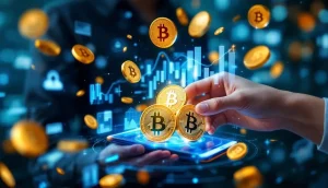 ステーブルコインの支払いを受け取るデジタルウォレットのイメージ