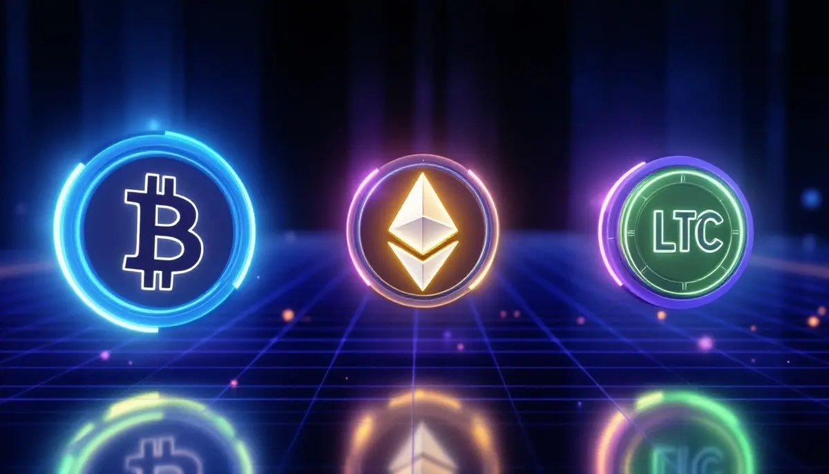 デジタルグリッド上で光り輝く3つの新しい仮想通貨コイン