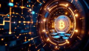 トークン化された米国債を保管するデジタル金庫と未来的なブロックチェーンネットワーク