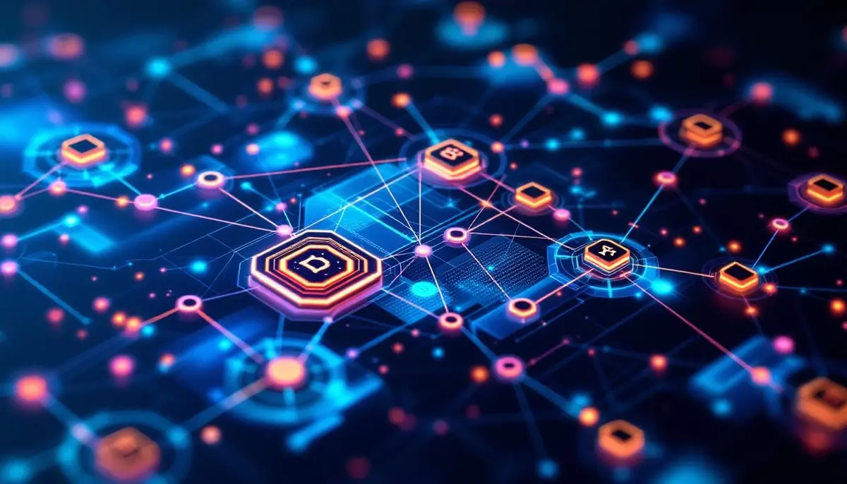 未来的な分散型取引所のインターフェースとブロックチェーンネットワーク