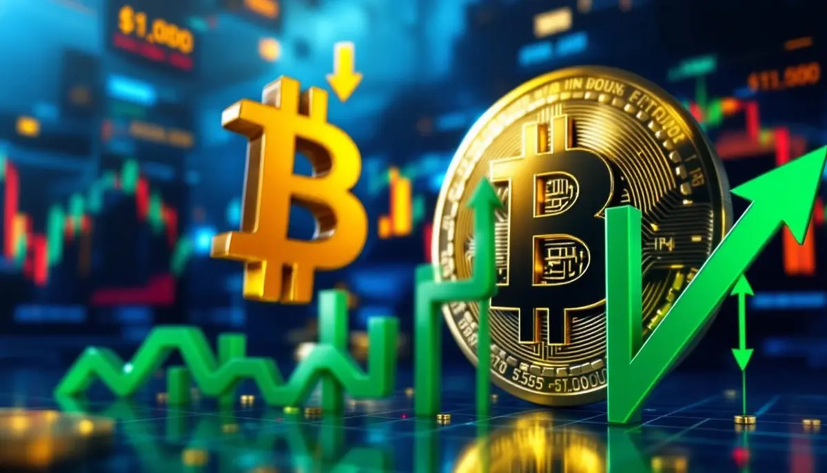 12万5000ドル目標価格を示すビットコインの上昇チャート