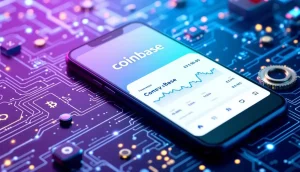 Coinbaseアプリに統合されたBase基盤の分散型取引所を示すスマートフォン
