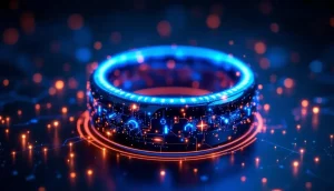 ブロックチェーン技術を活用したスマートウェルネスリングのイメージ
