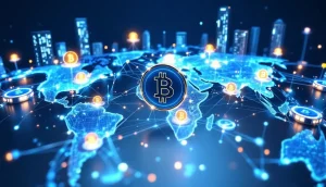 ステーブルコインのグローバル決済ネットワークを示す