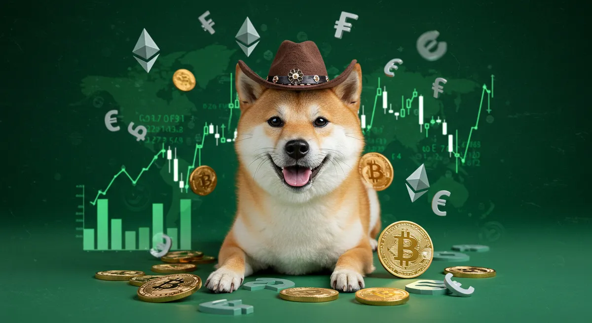 仮想通貨と柴犬カウボーイ