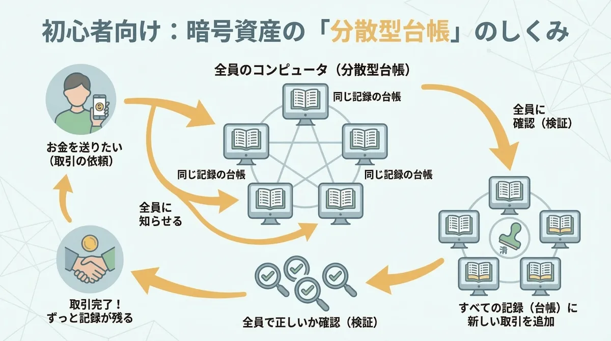 暗号通貨とは何？仕組みを初心者向けに簡単に分かりやすく解説