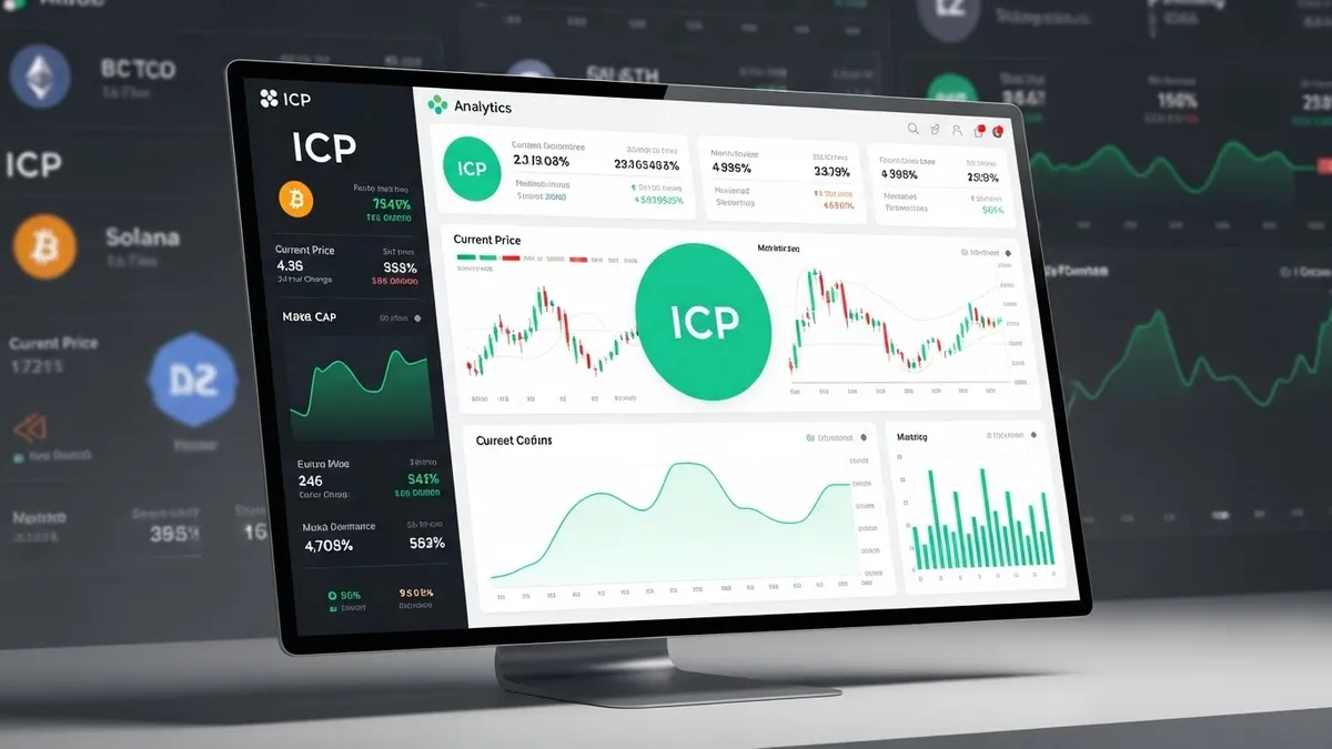 ICP暗号資産のリアルタイム分析ダッシュボード