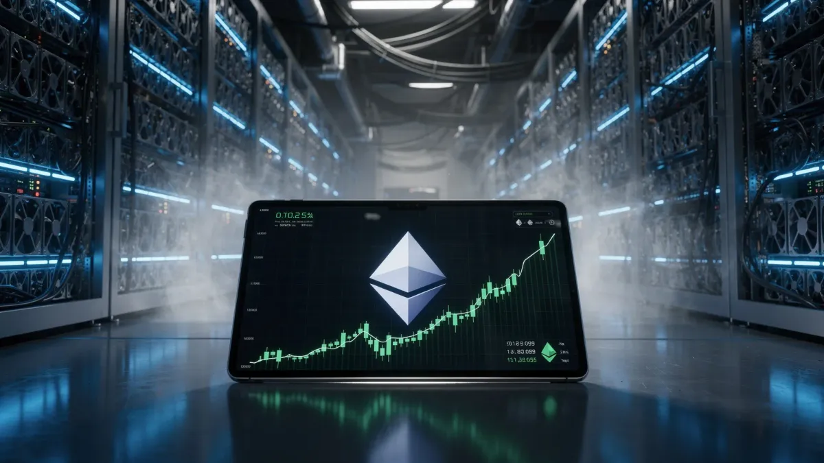 ビットマイン、ETH保有372万枚に拡大｜市場低迷で株価12%安