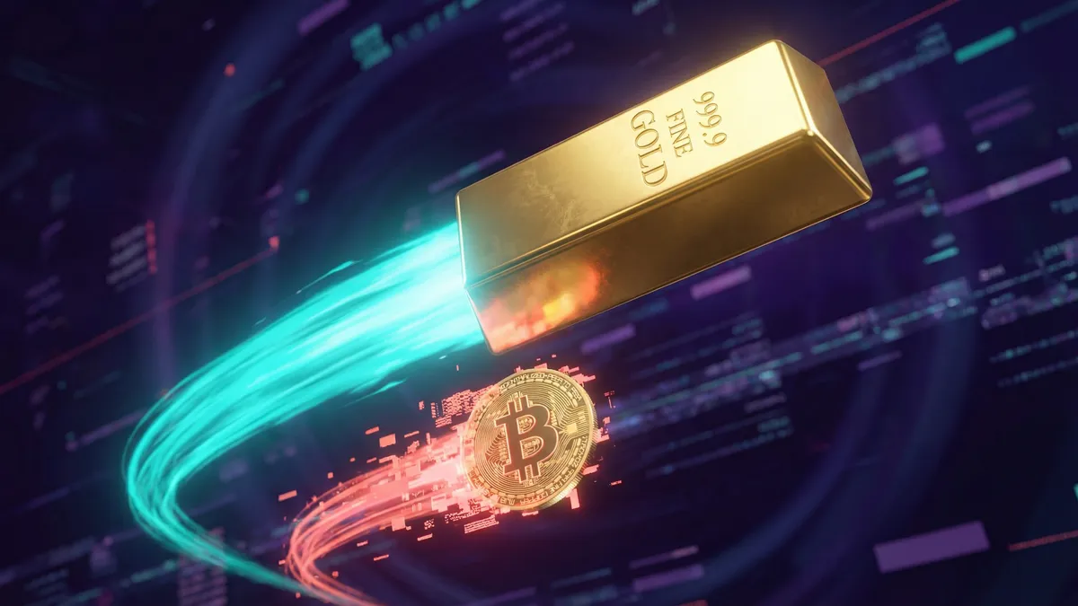 金のリターンがビットコイン超え｜5年で初の逆転現象と理由