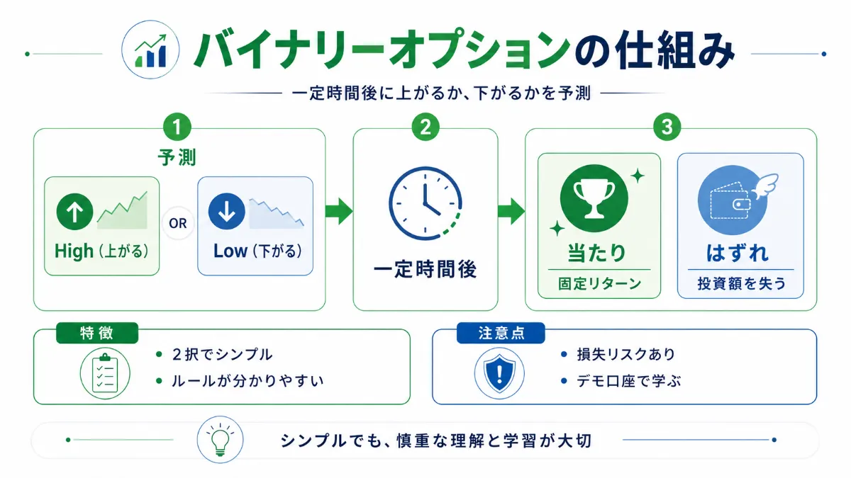 バイナリーオプションのイメージ