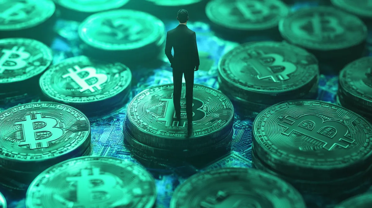 ビットコイン億り人のイメージ