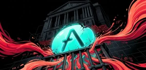 イングランド銀行の規制に圧迫されるAaveのロゴ