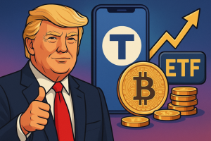 트럼프 대통령의 트루스 소셜, ‘크립토 블루칩 ETF’ 상장 신청