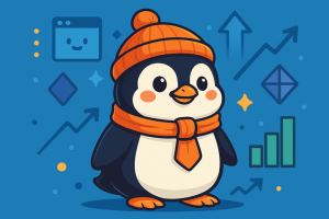 퍼지펭귄(PENGU) 시총 100위 코인 중 주간 상승률 1위