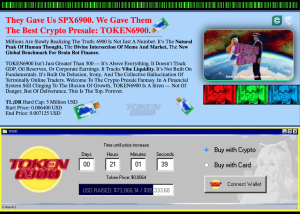 SPX6900을 뛰어넘을 궁극의 프리세일 토큰6900($T6900)