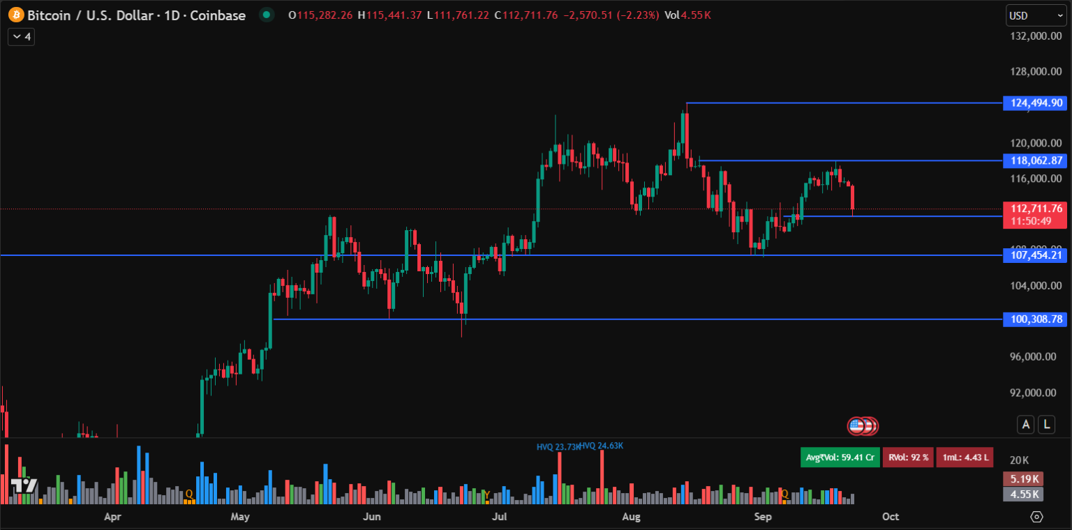 비트코인 전망: 11만3천 달러 밑으로 붕괴… HYPER는 1,700만 달러 달성