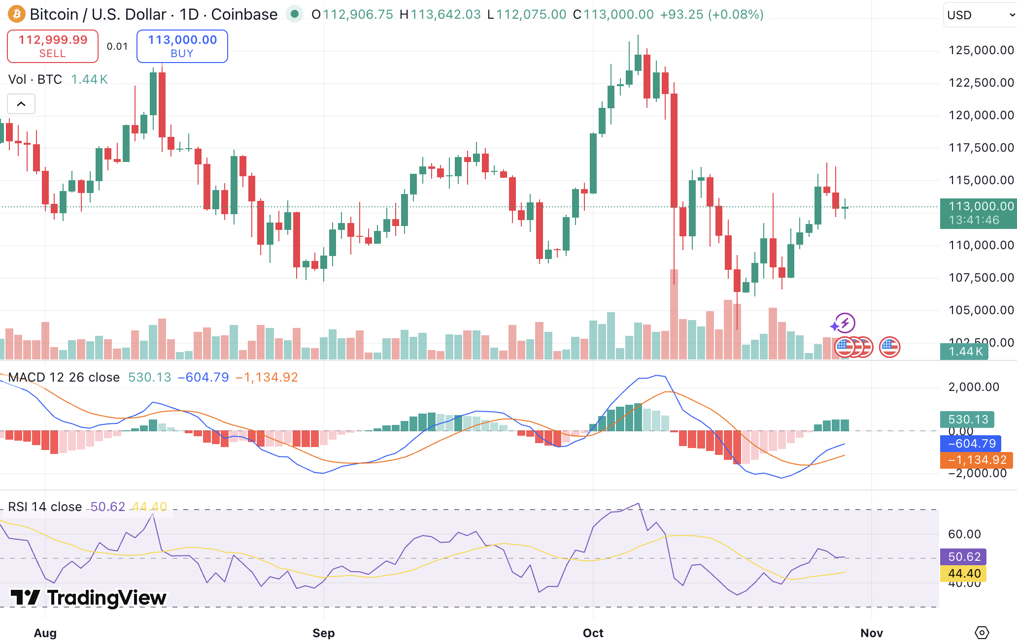 기관투자자 매집 속 비트코인 가격 반등세, 다음 목표는 12만 4,000달러