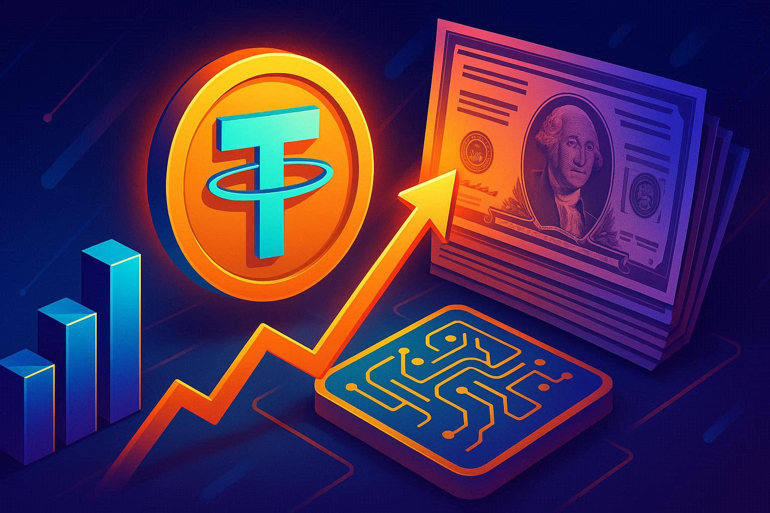 테더, 2025년 순이익 100억 달러 달성…미 국채 17위 보유자로 부상