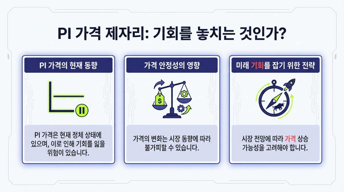 파이 가격 제자리?