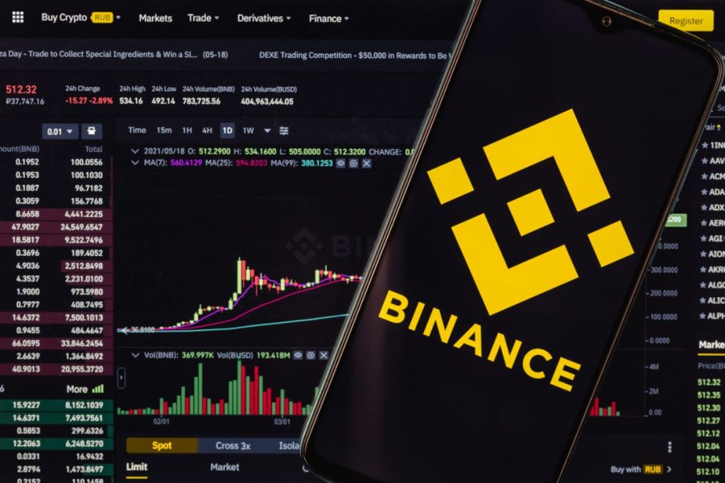 1 veiksmas: susikurkite Binance piniginę