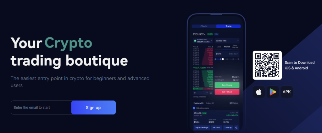 4. Margex – geriausia Bitcoin piniginė prekybai ir stakingui
