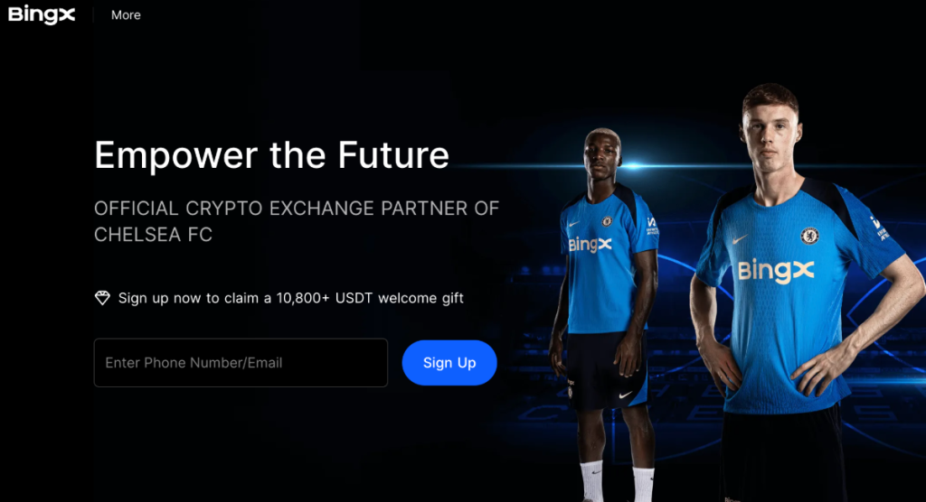 8. BingX – keitykla su 10 USDT rizikos kompensacija pradedantiesiems Copy Trading naudotojams