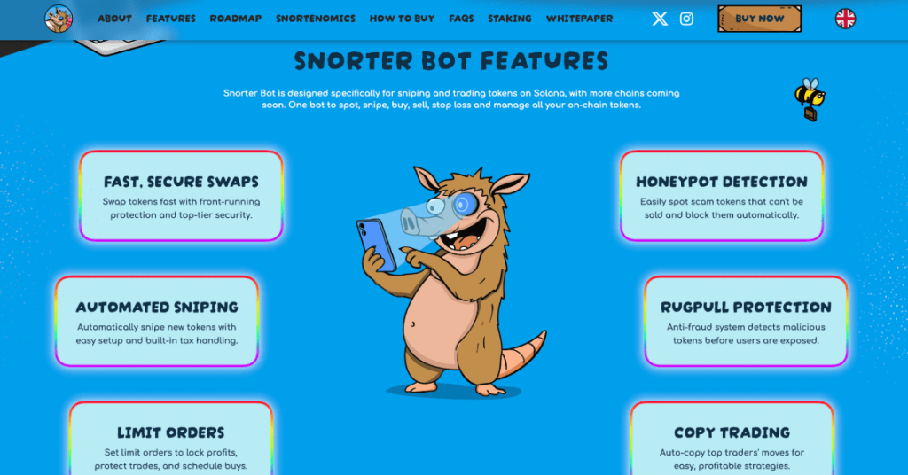 Kodėl rekomenduojame Snorter Token?