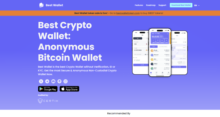 2. Kaip įsigyti Bitcoin su PayPal naudojant Best Wallet