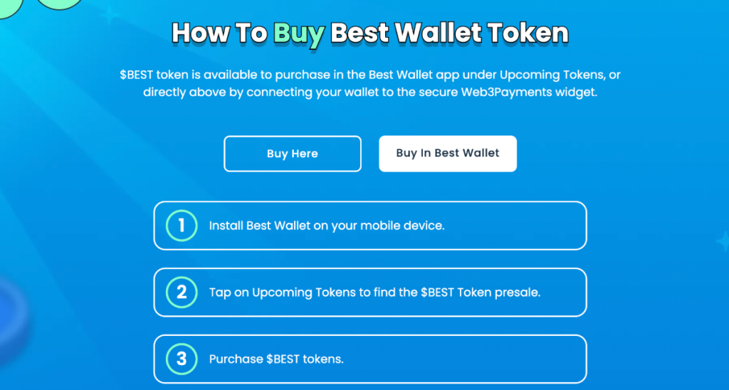 Ieškantiems realaus panaudojimo - Best Wallet Token