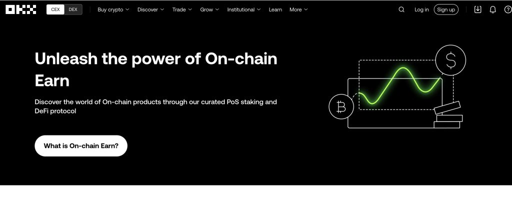 On-Chain Earn (Staking un DeFi risinājumi)