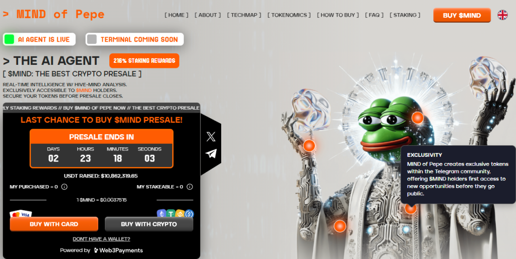 Jaunākais mākslīgā intelekta projekts - MIND of Pepe