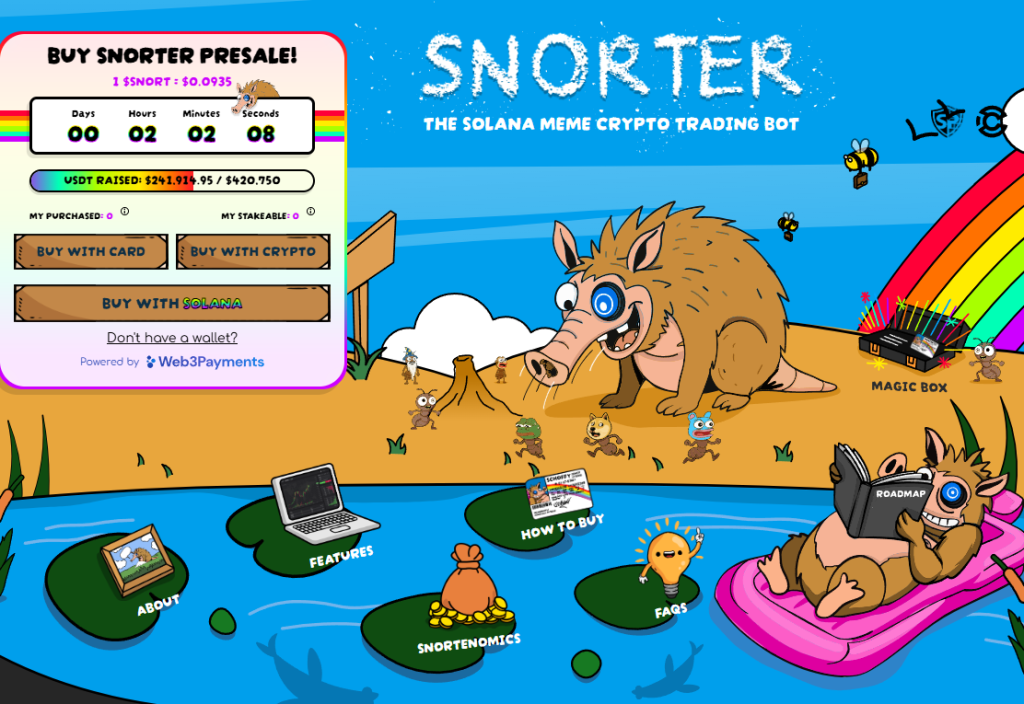 Snorter – mēmu monētu nākotne ar fokusu uz kopienu