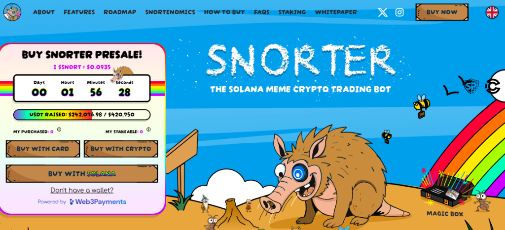 Snorter – revolucionārs jaunais kriptovalūtas aktīvs
