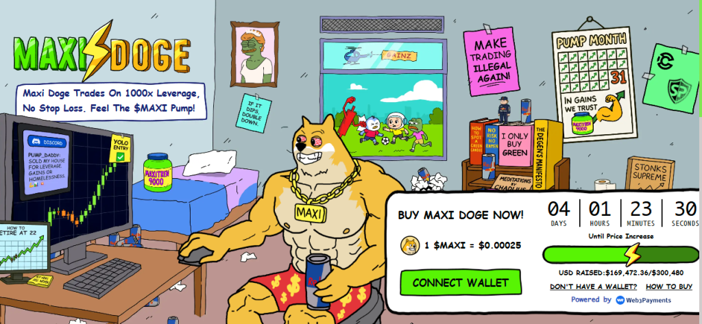 Maxi Doge ($MAXI) — mēmu spēks un ātrs starts