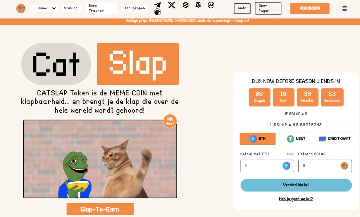 CatSlap website