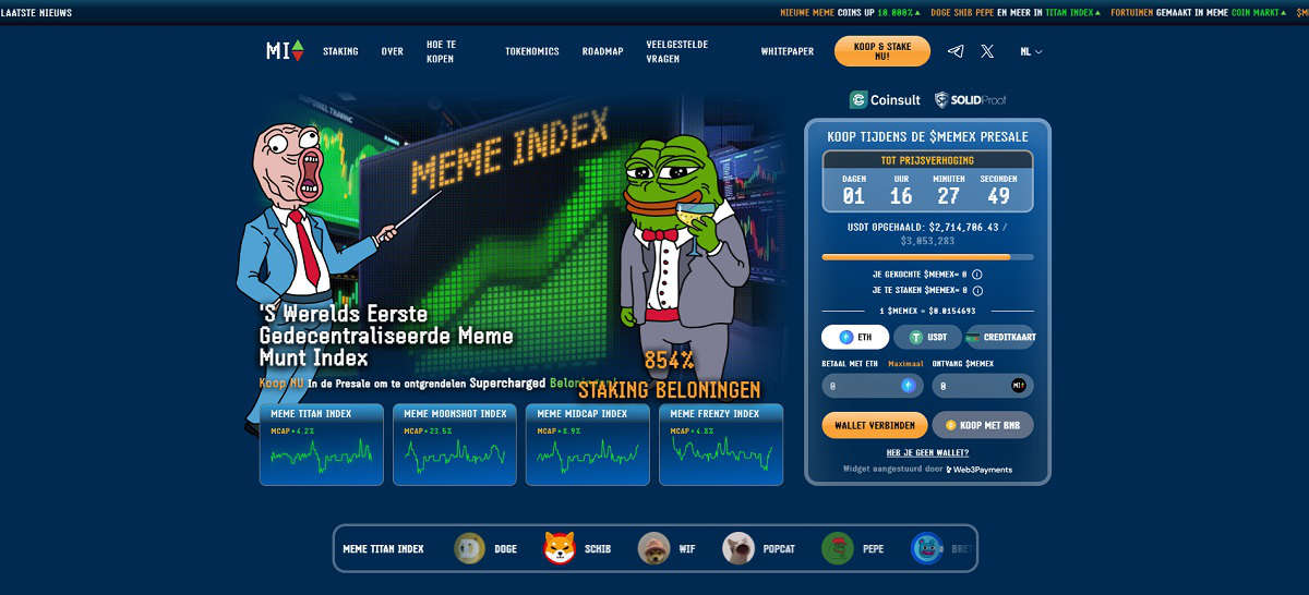 Meme Index website