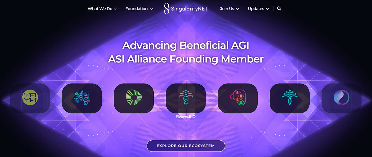 SingularityNET startpagina