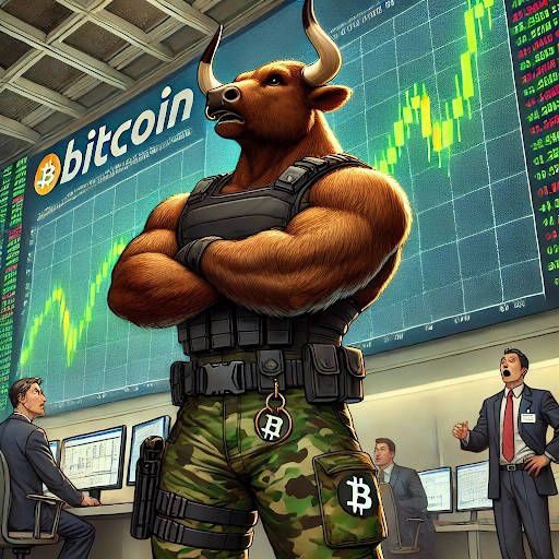 Bitcoin Bull op de grafieken