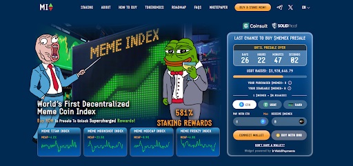 Meme Index-voorverkoop eindigt op 31 maart