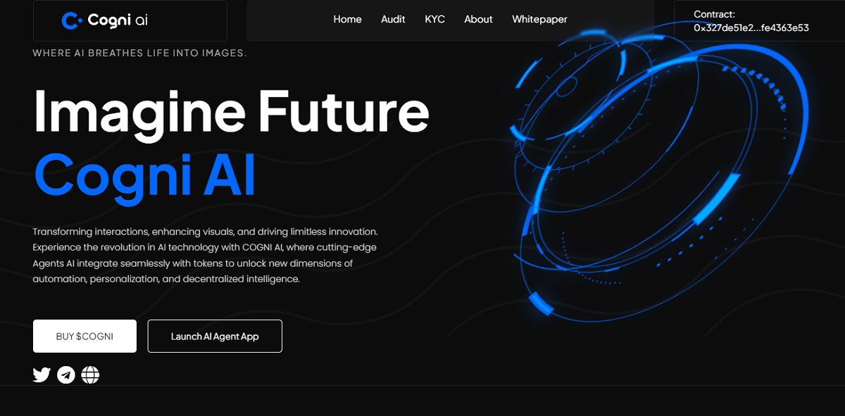 Cogni AI website