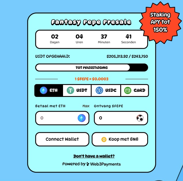 Fantasy Pepe presale