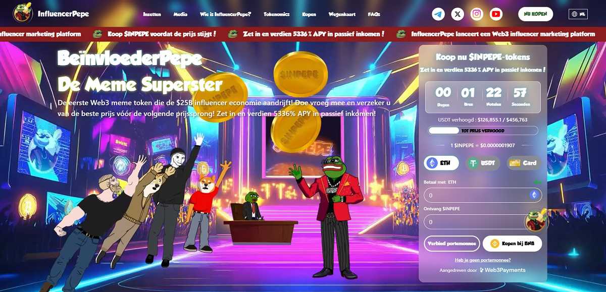 InfluencerPepe website