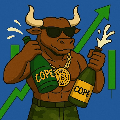BTC Bull met flessen