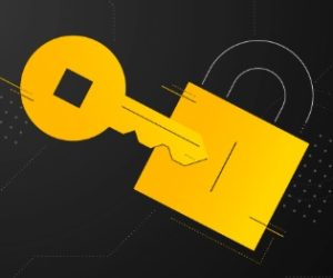 Binance sleutel en hangslot