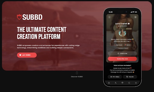 SUBBD Het ultieme platform voor het creëren van content