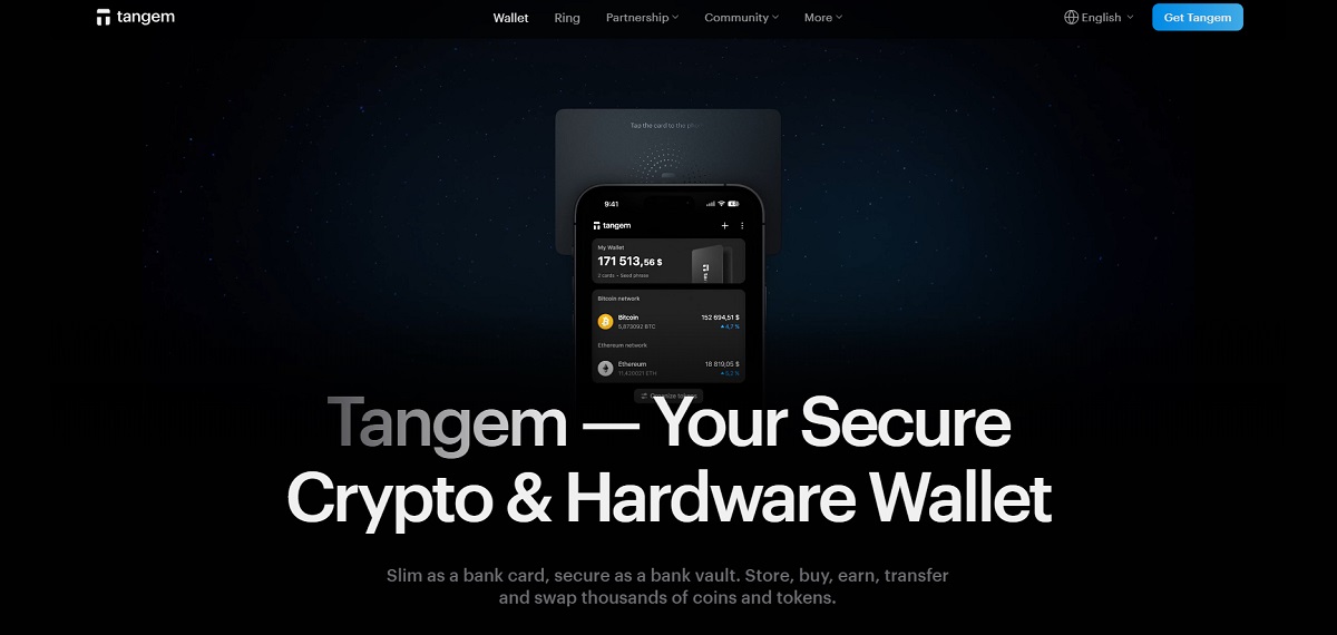 Tangem website