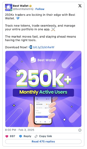 Best Wallet status