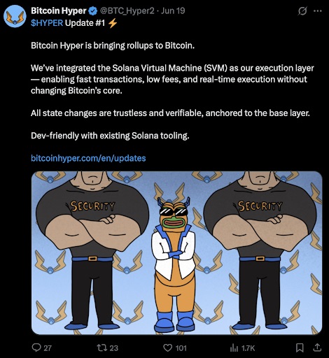 Bitcoin Hyper brengt rollups naar Bitcoin